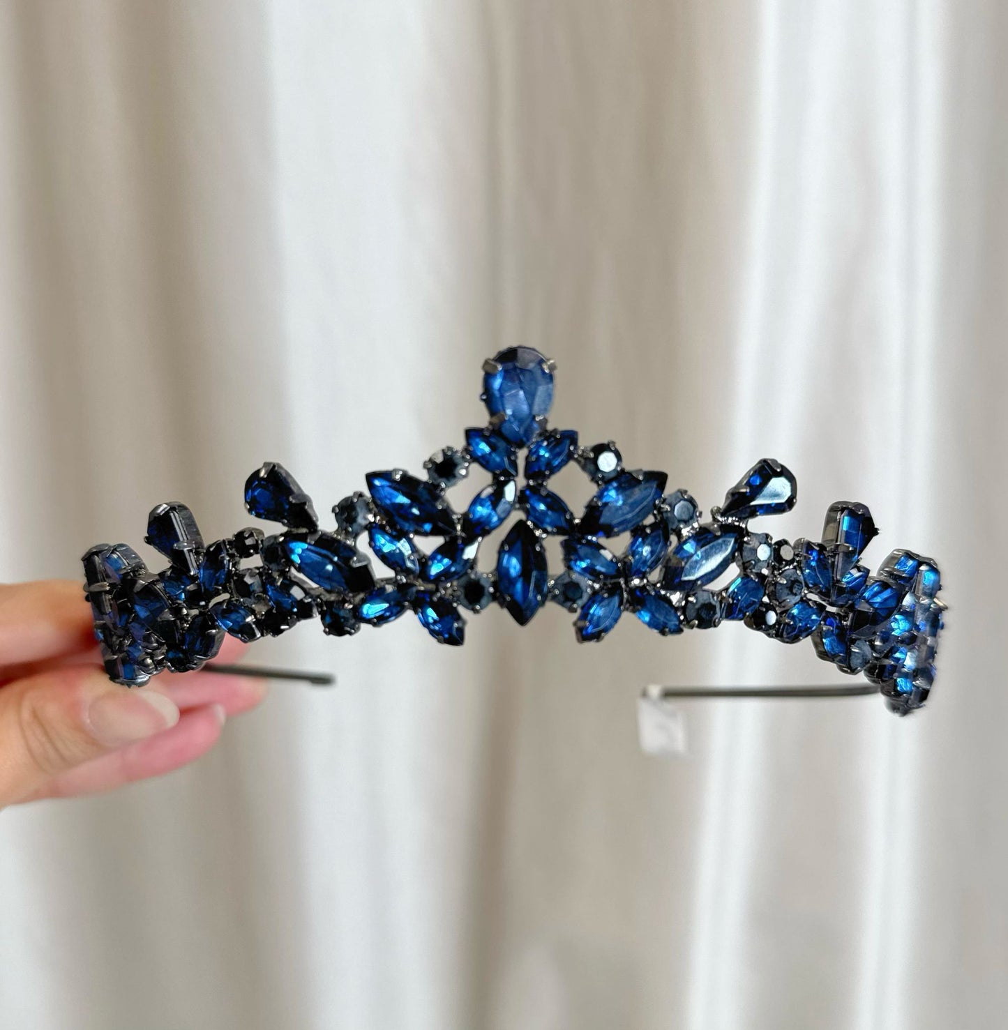 Diadème bleu
