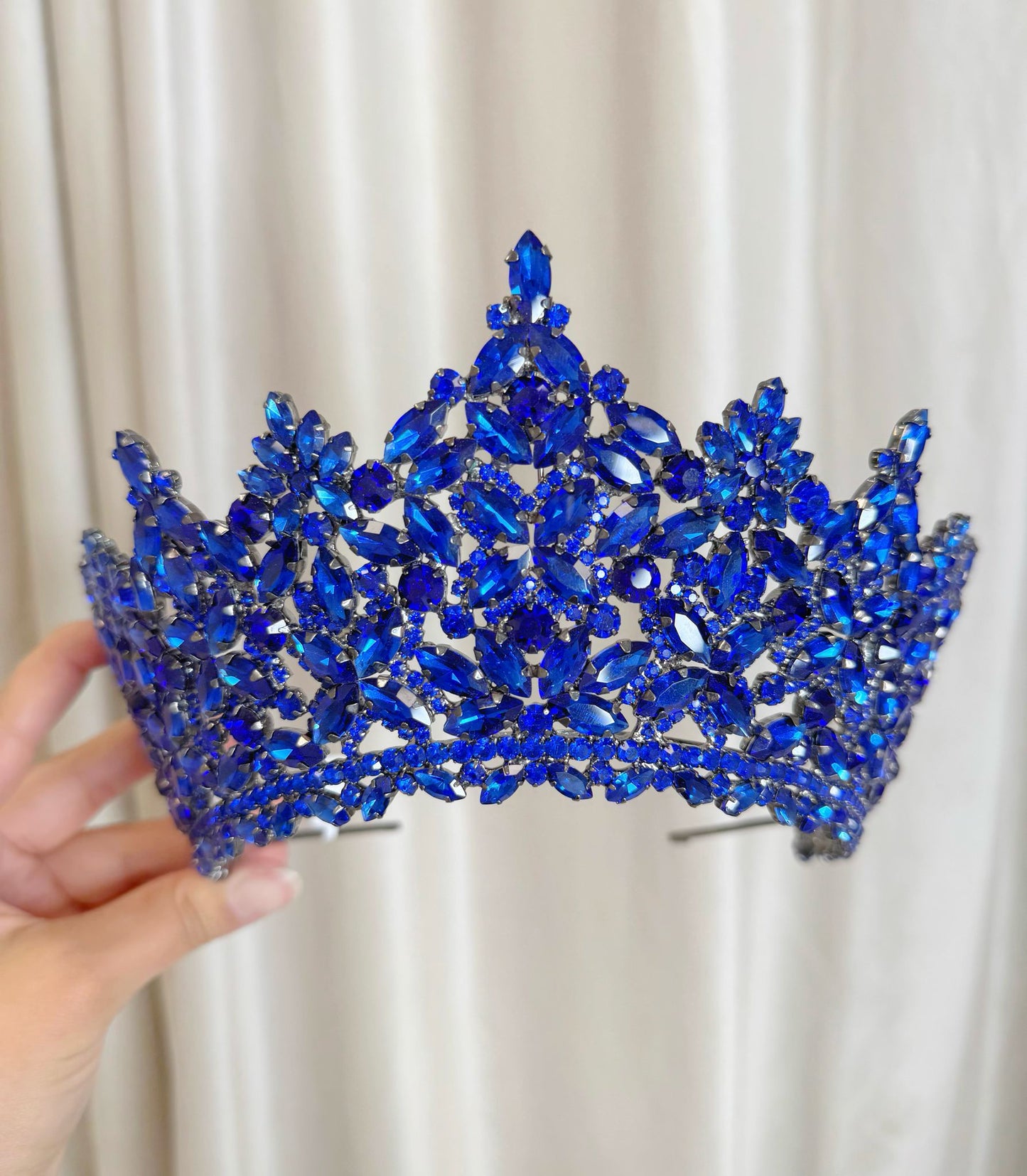 Diadème bleu