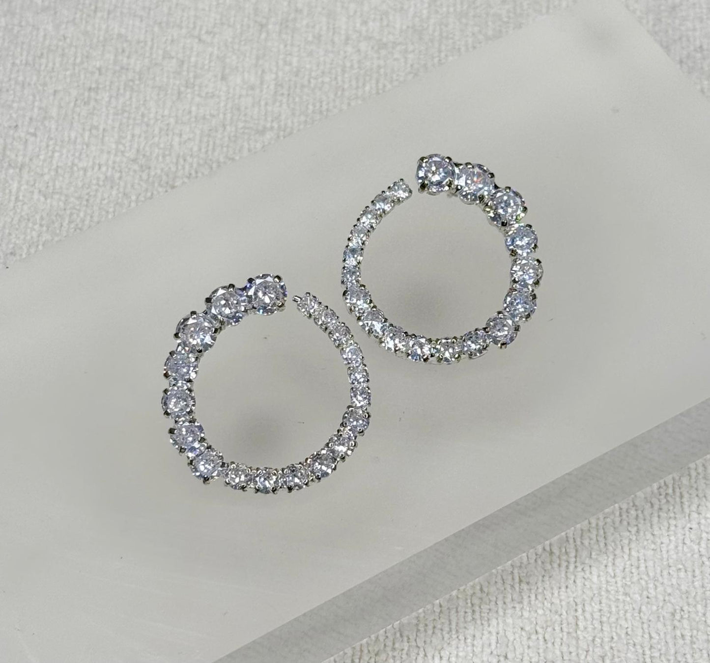 Boucles d'oreilles zircone