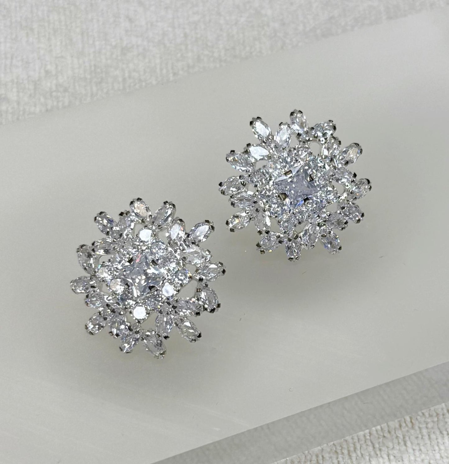 Boucles d'oreilles zircone