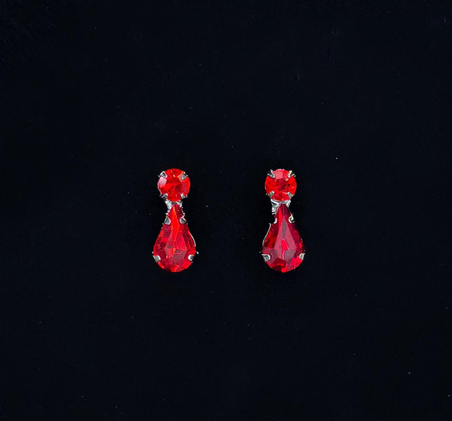 Boucles d'oreilles rouge