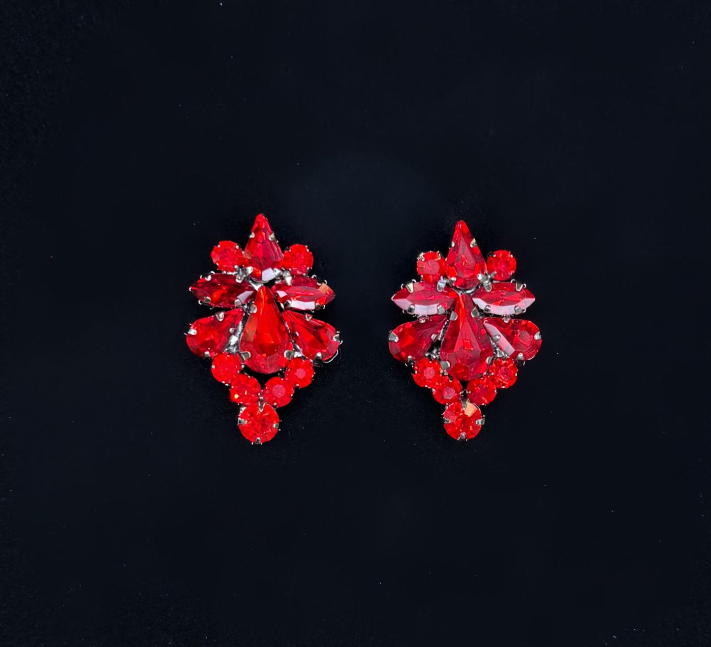 Boucles d'oreilles rouge