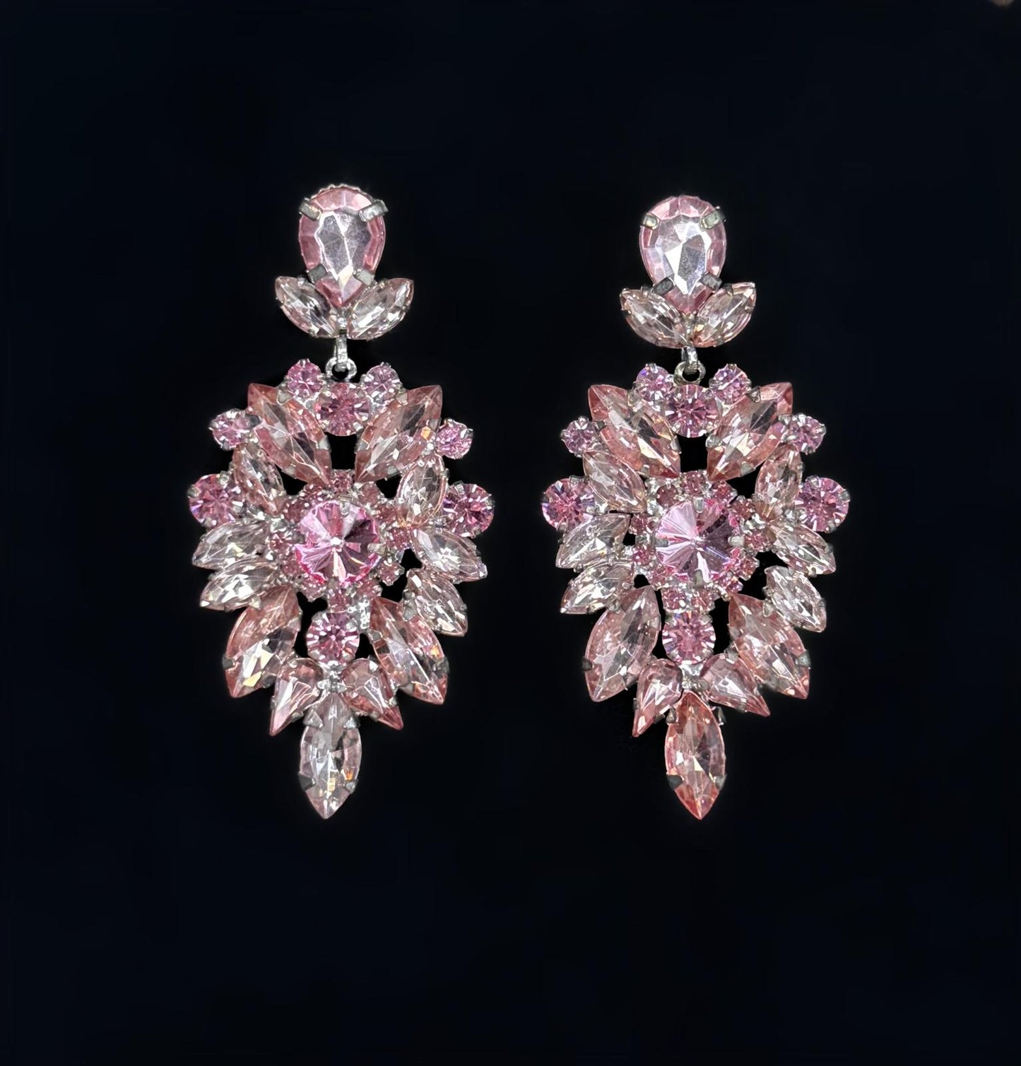 Boucles d'oreilles rose