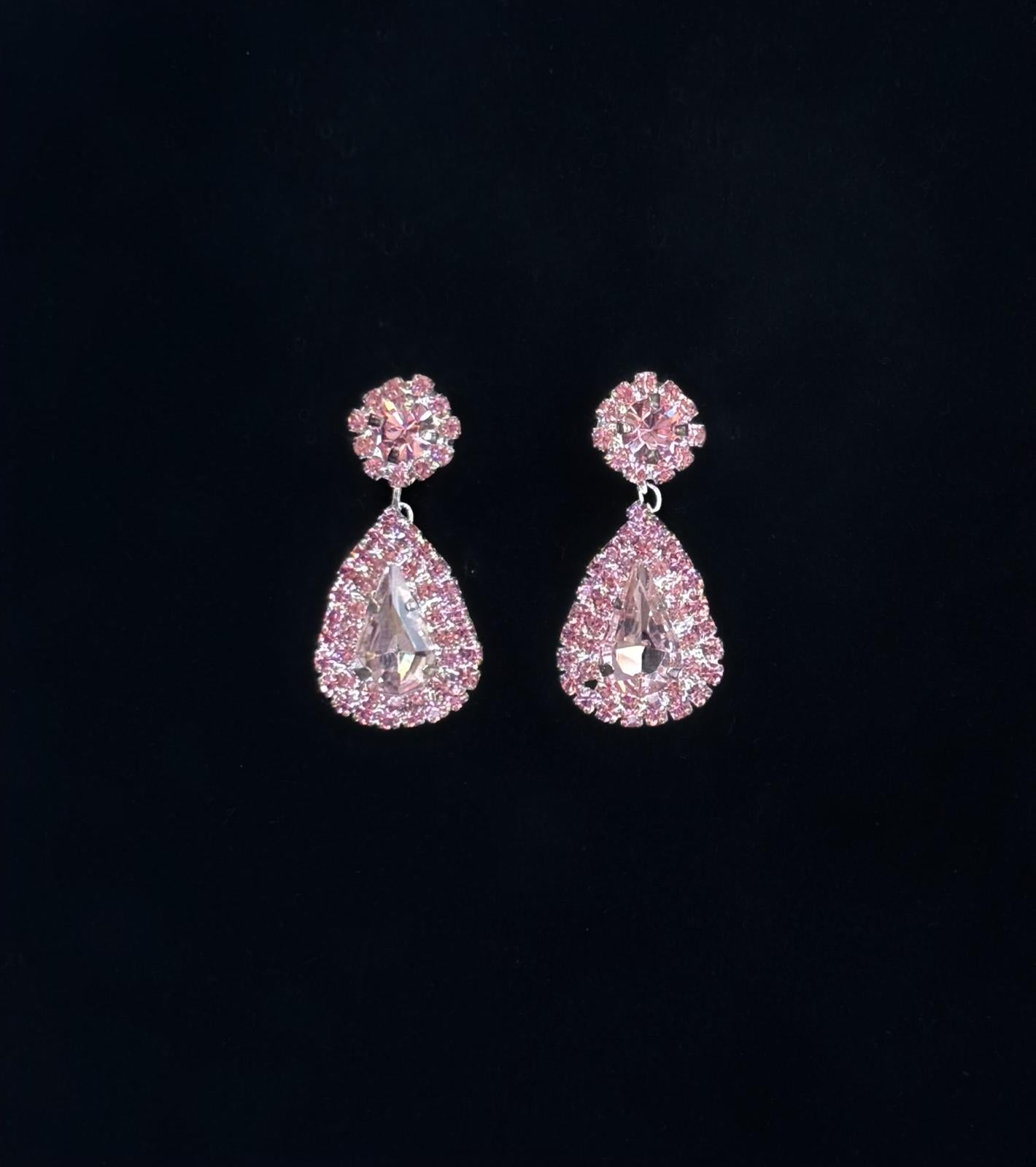 Boucles d'oreilles rose