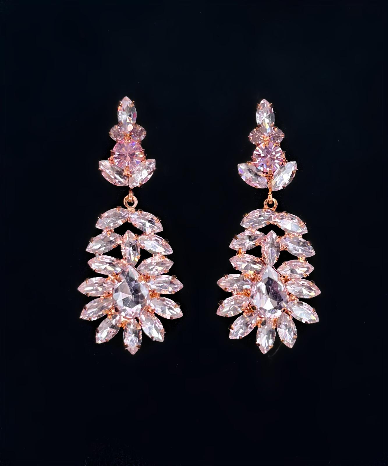 Boucles d'oreilles rose