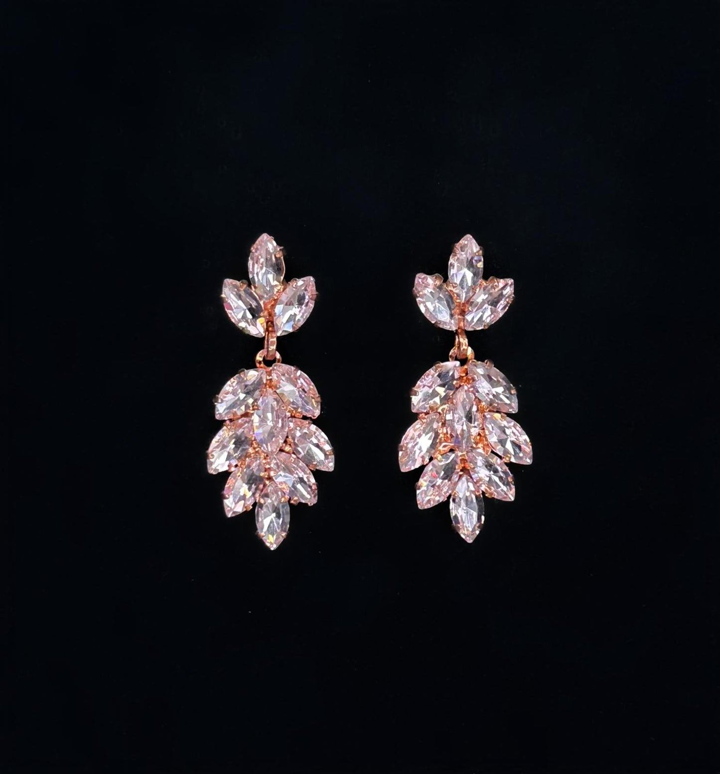 Boucles d'oreilles rose