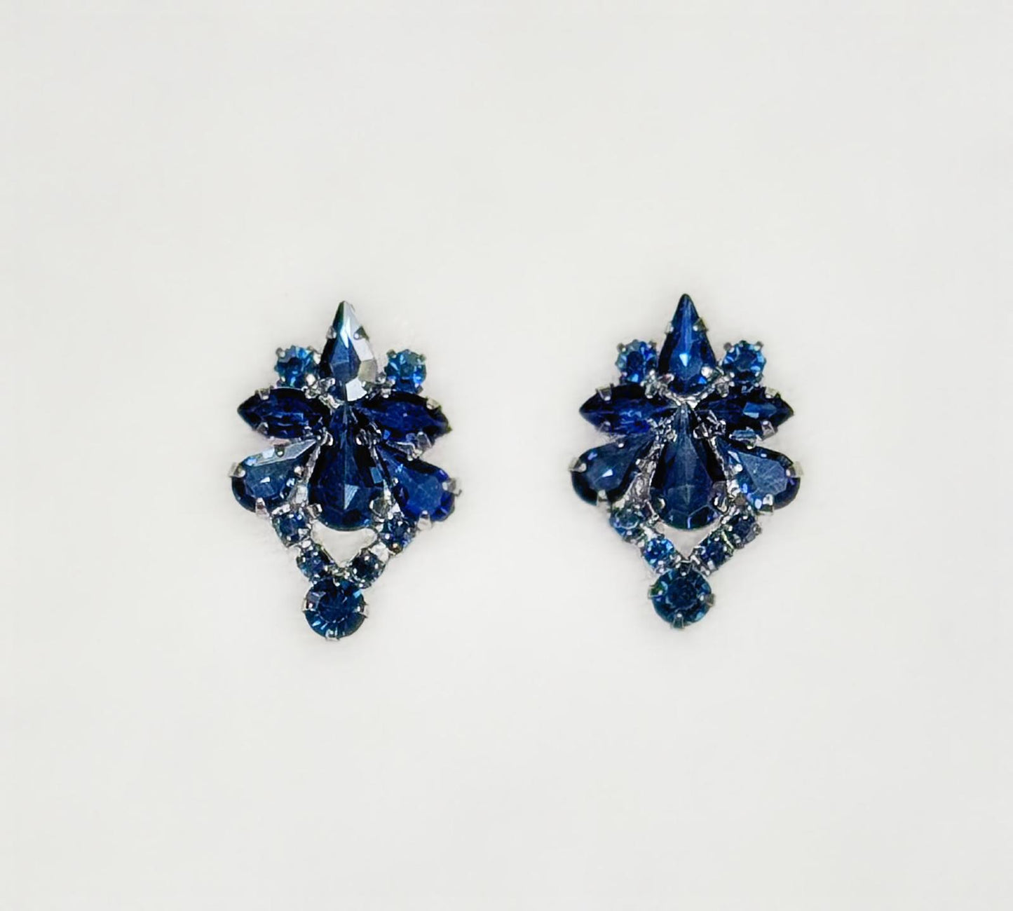 Boucles d'oreilles bleues