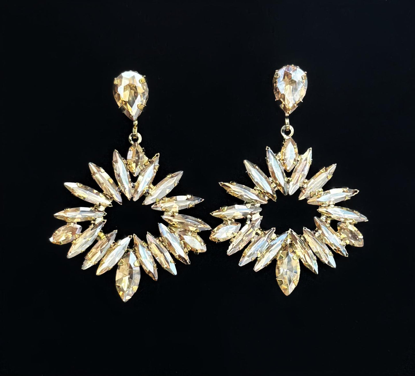 Boucles d'oreilles doré