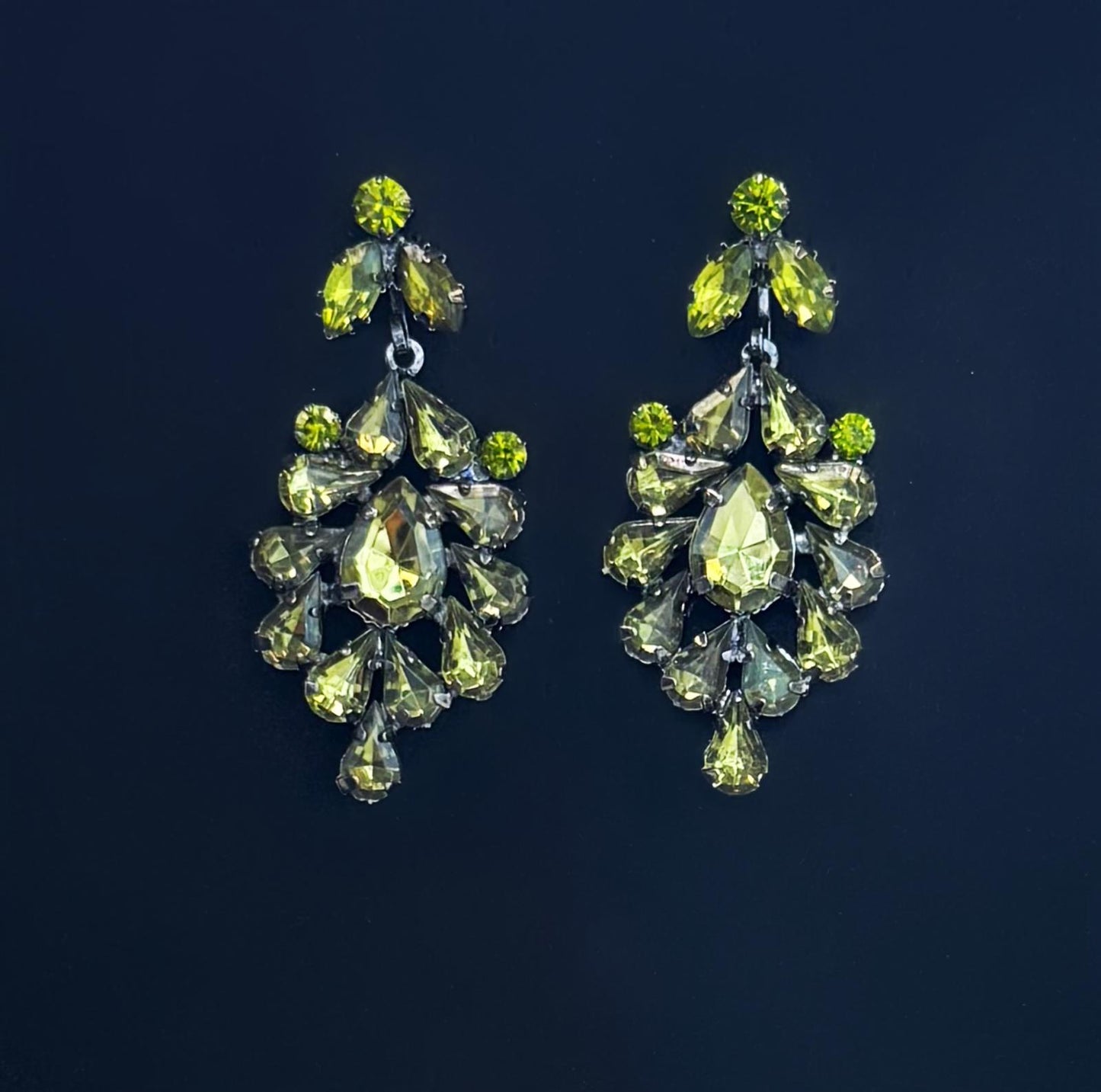 Boucles d'oreilles vertes