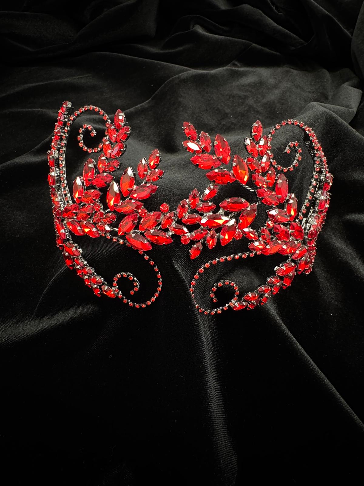 Headband flexible cristal rouge
