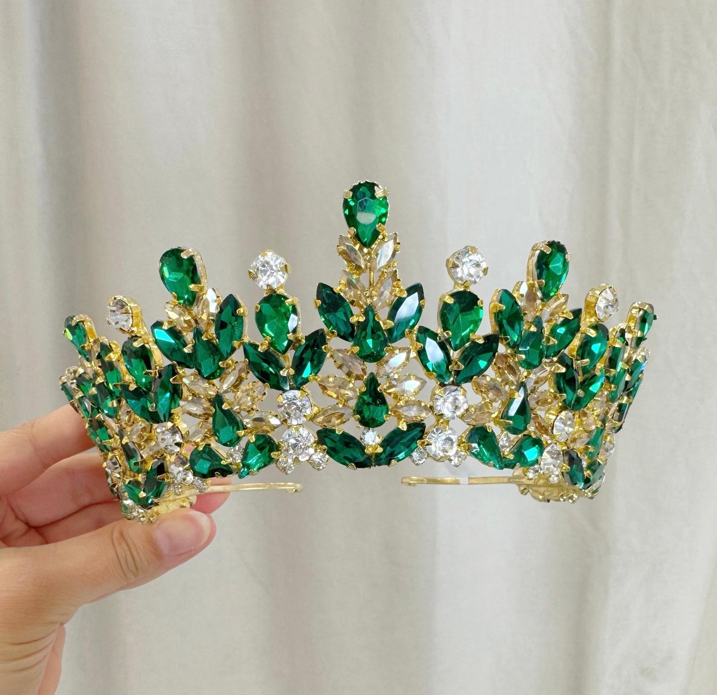 Diadème vert