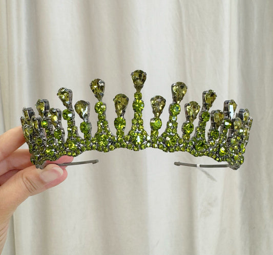 Diadème vert