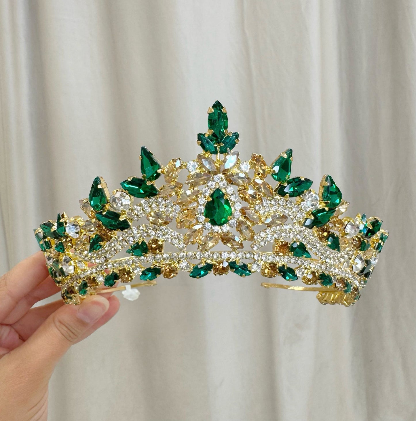 Diadème vert