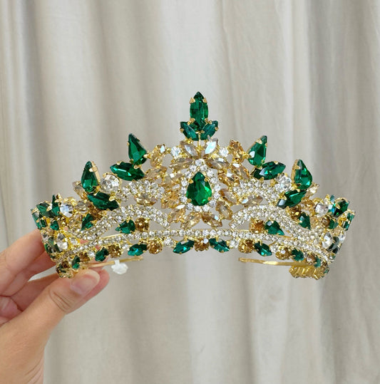 Diadème vert