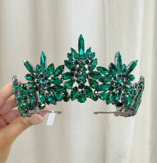 Diadème vert
