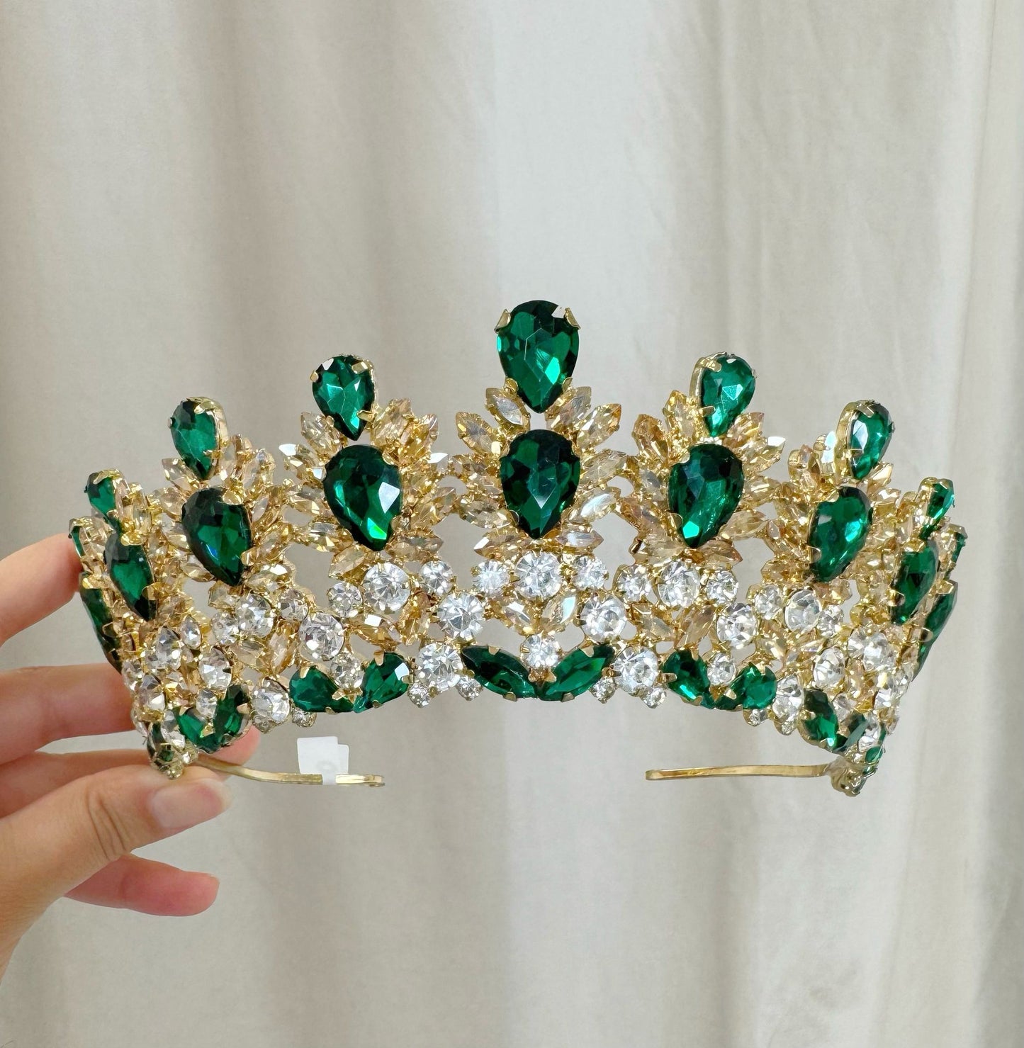 Diadème vert