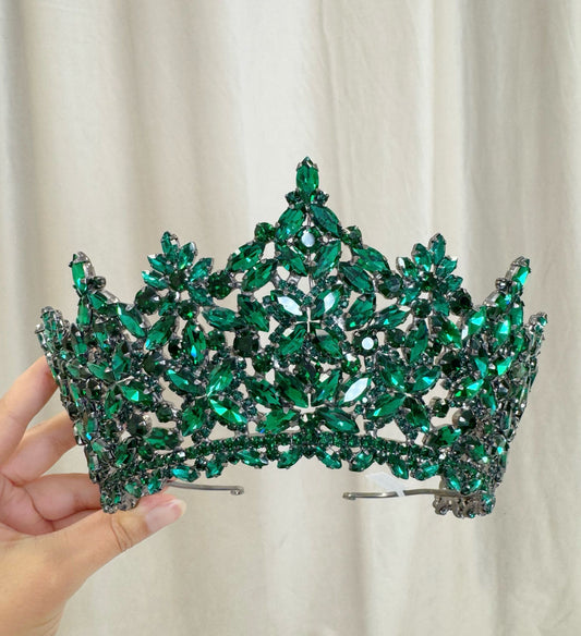 Diadème vert