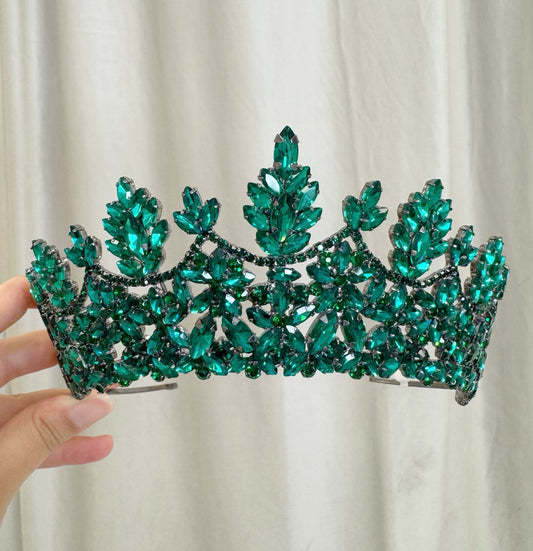 Diadème vert