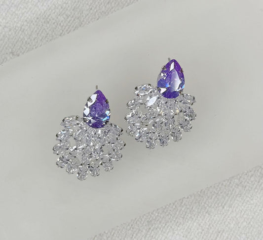Boucles d'oreilles zircone