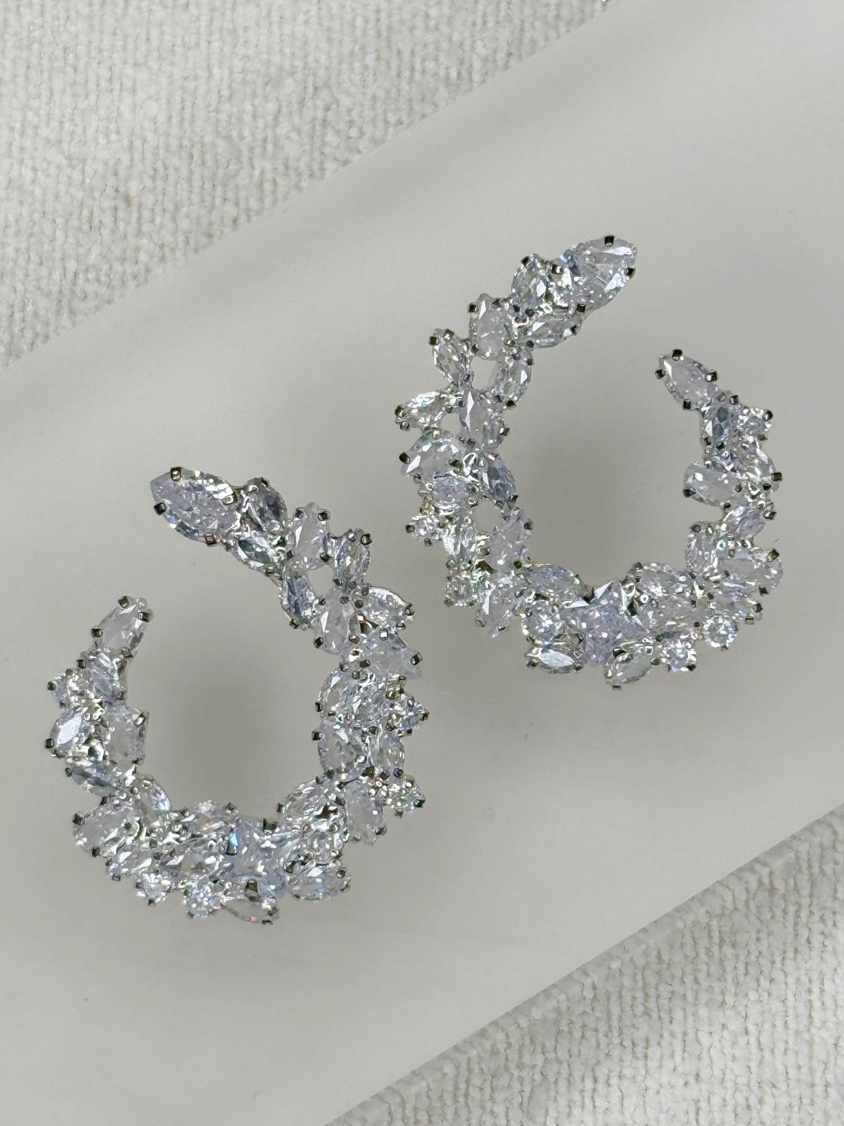 Boucles d'oreilles zircone