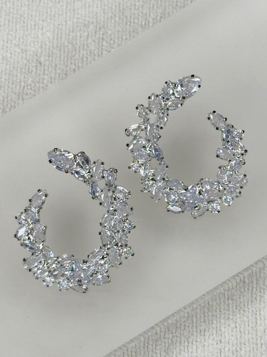 Boucles d'oreilles zircone