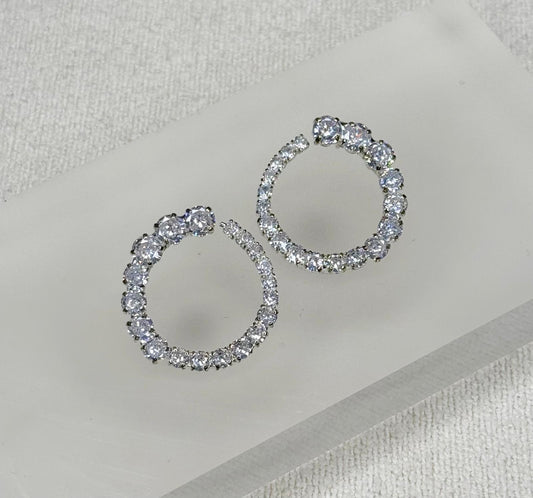 Boucles d'oreilles zircone