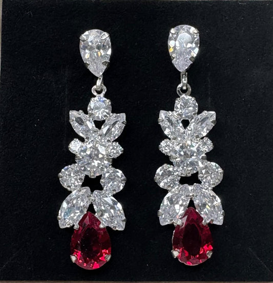 Boucles d'oreilles zircone