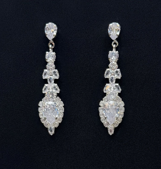 Boucles d'oreilles zircone