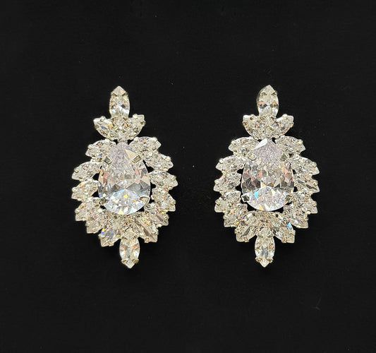 Boucles d'oreilles zircone