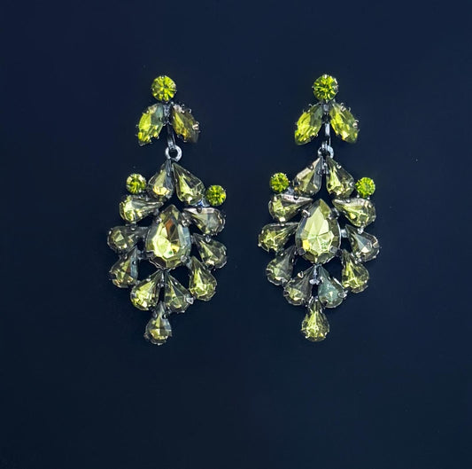 Boucles d'oreilles vertes