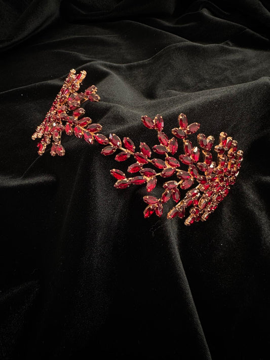 Headband flexible cristal bordeaux