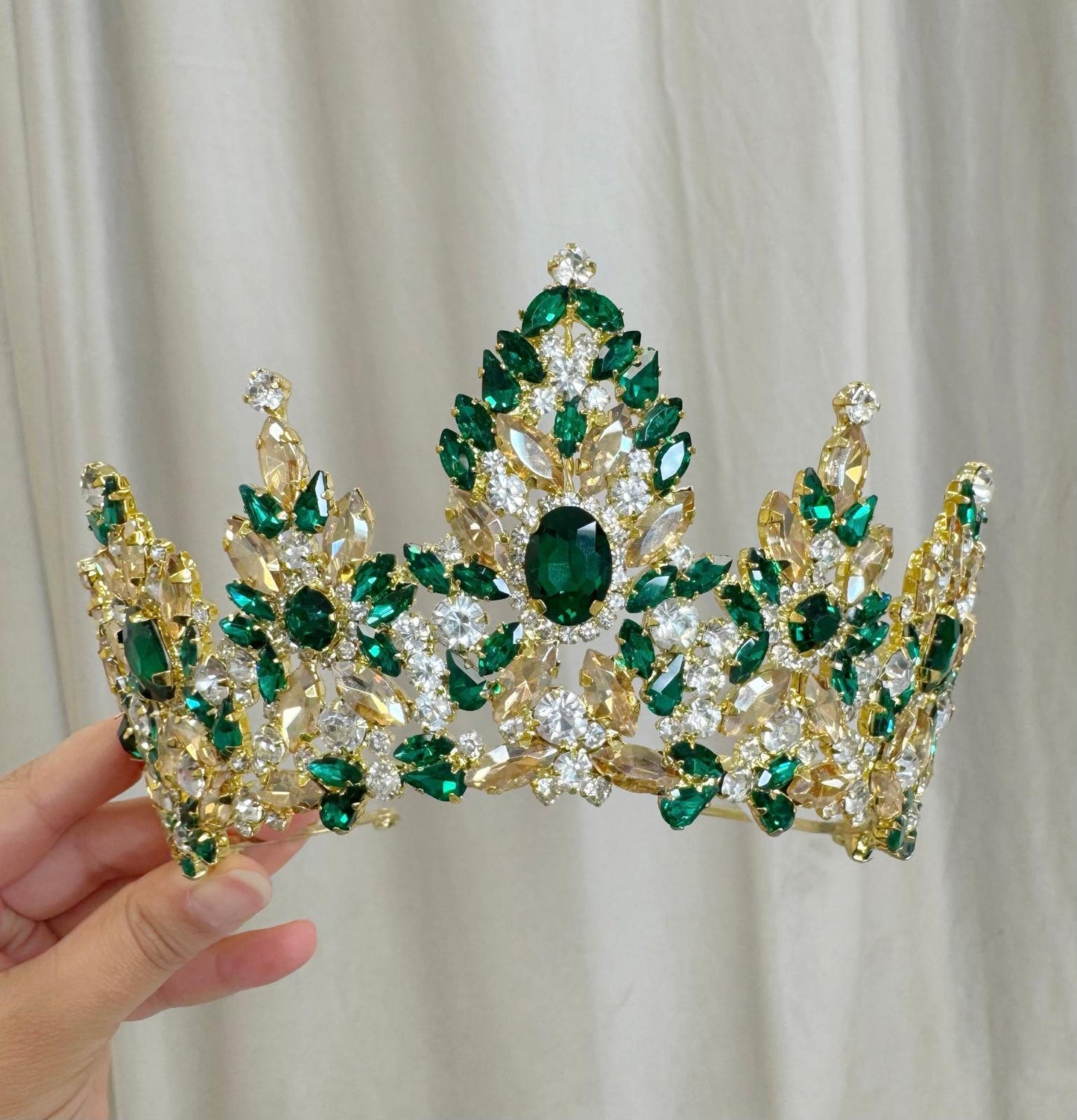 Diadème vert