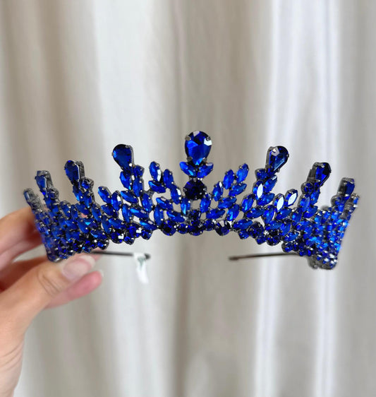 Diadème bleu