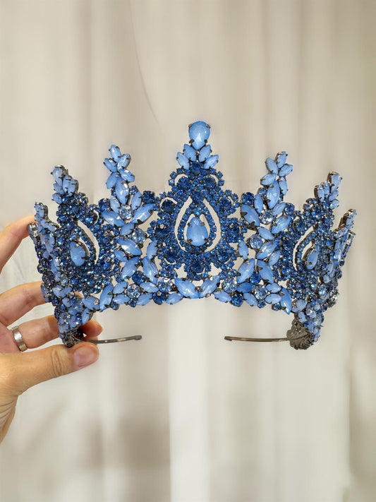Diadème bleu