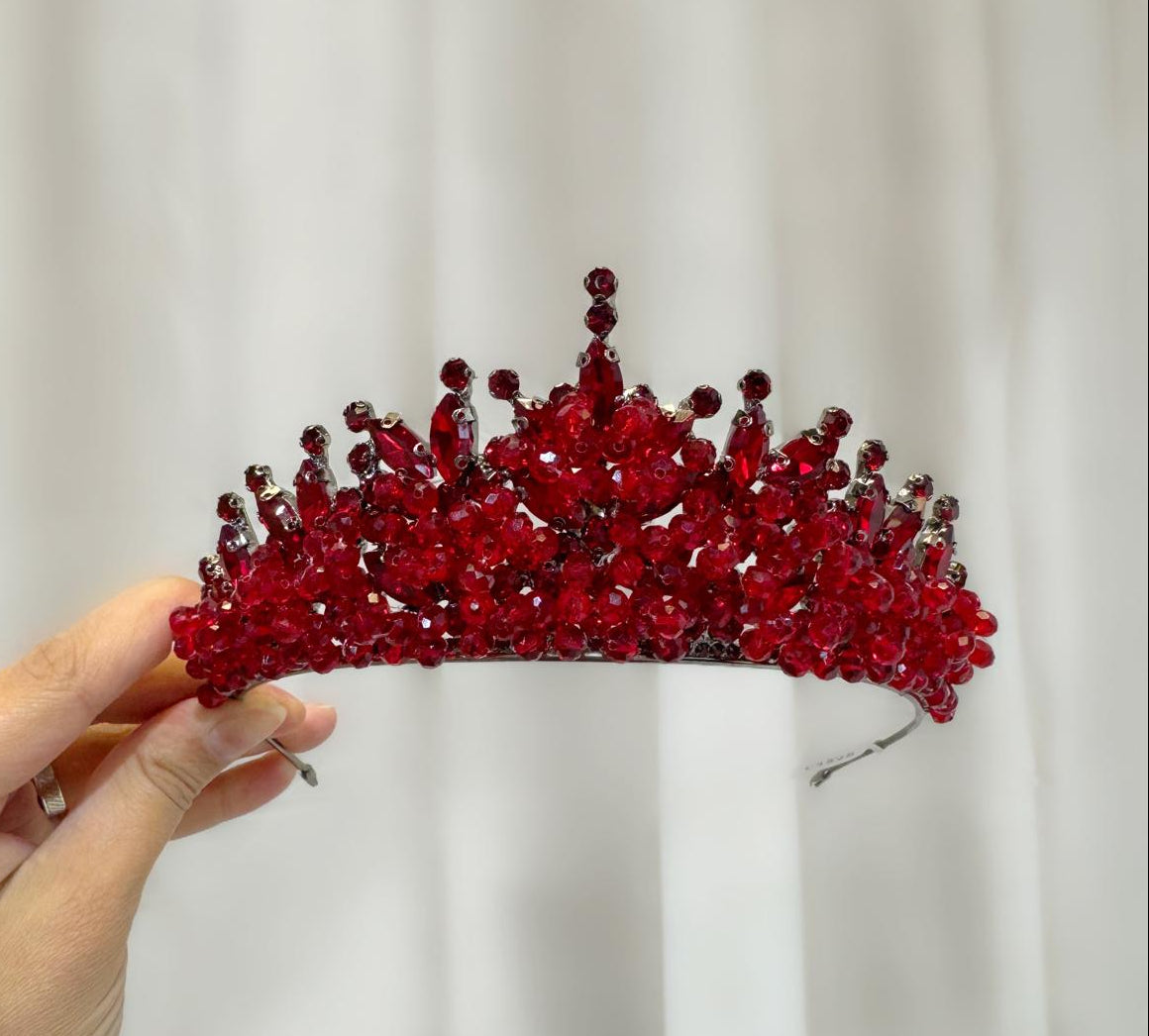 Diadème rouge