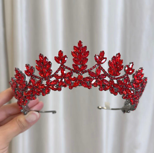 Diadème rouge