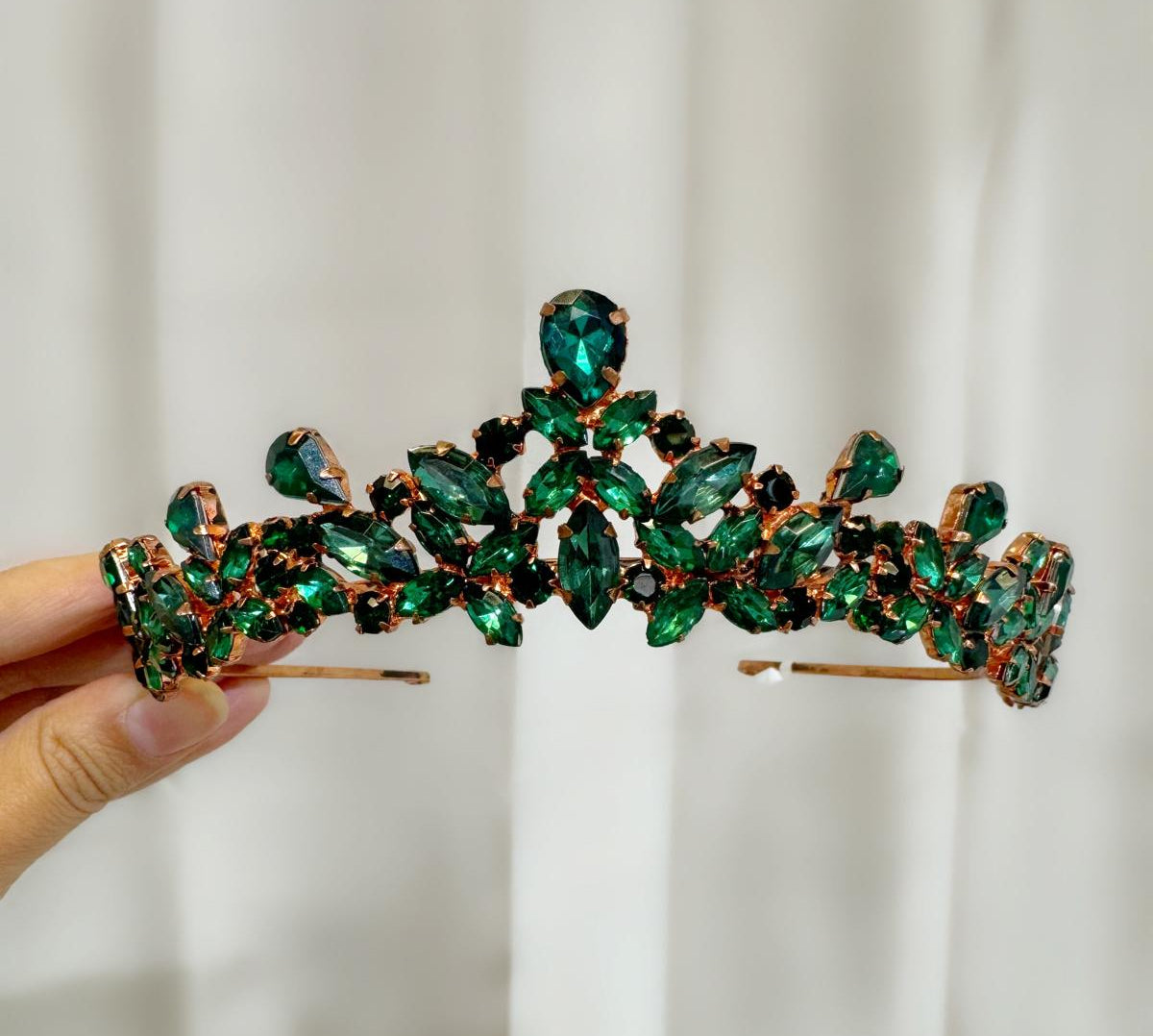 Diadème vert