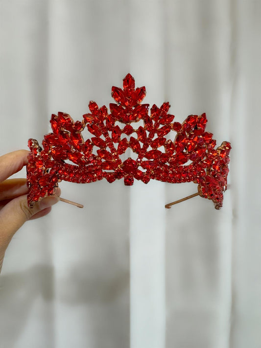 Diadème rouge